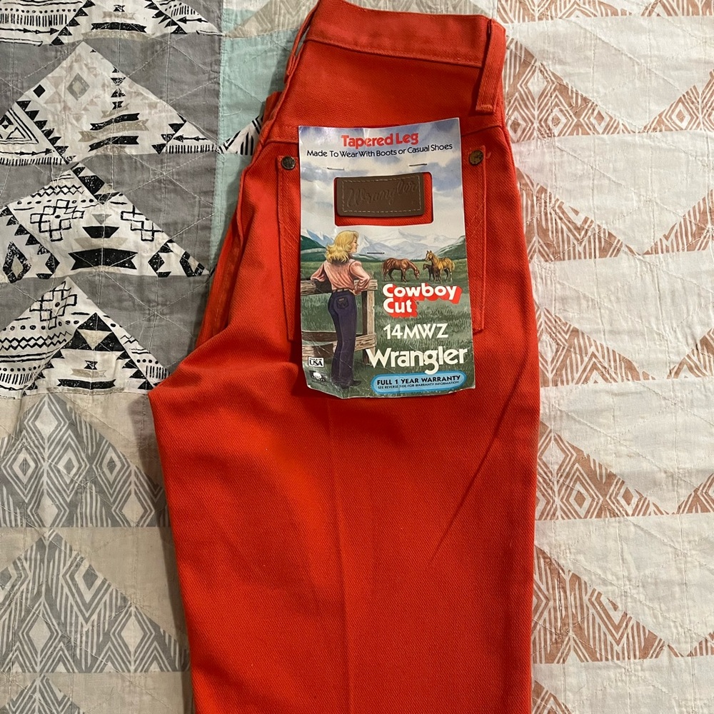 Vintage Peach Wranglers